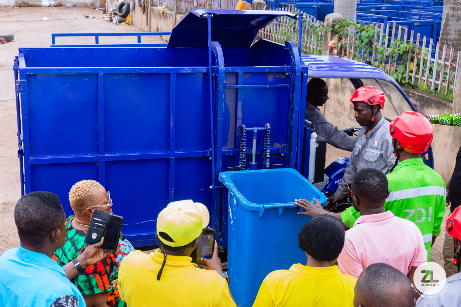 Zoomlion Skip equipment to transform waste management in Kumasi