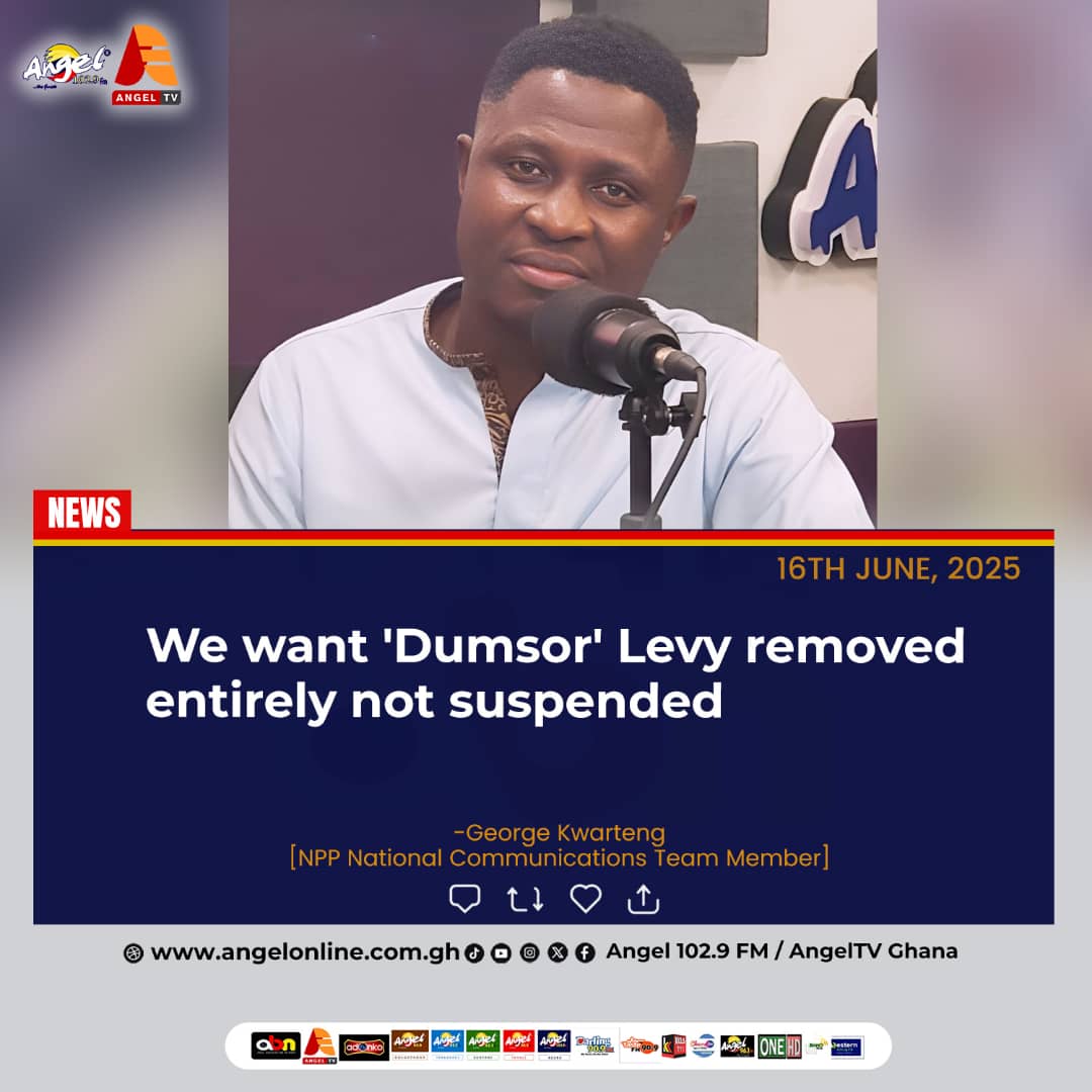 We want ‘Dumsor Levy’ completely removed not suspension – George Kwarteng