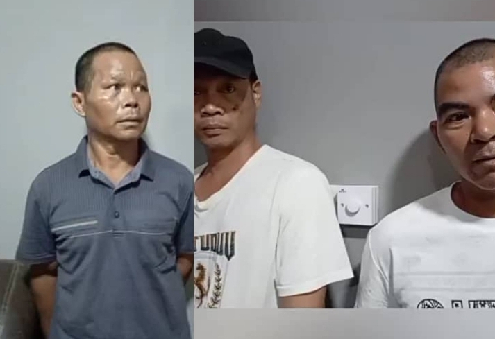 C/R: Suspected Chinese galamseyers arrested at Twifo Denyase