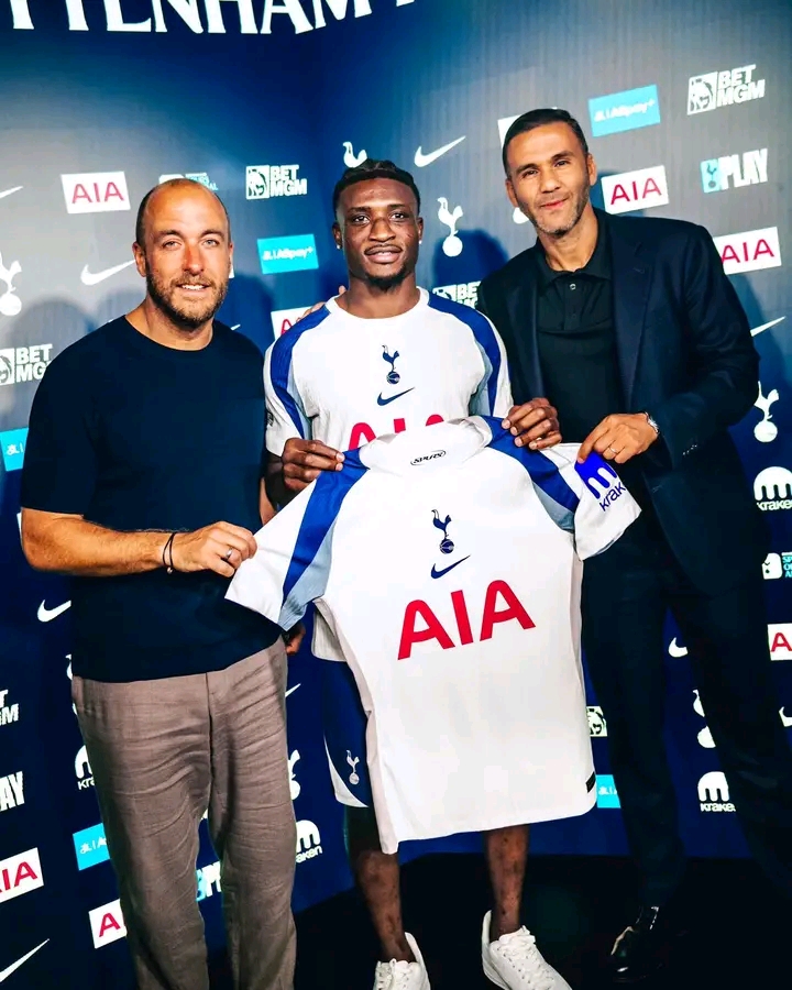 Mohammed Kudus joins Tottenham Hotspurs for £55m