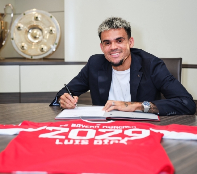 Bayern Munich confirm signing of Liverpool star Luis Diaz for £75 million