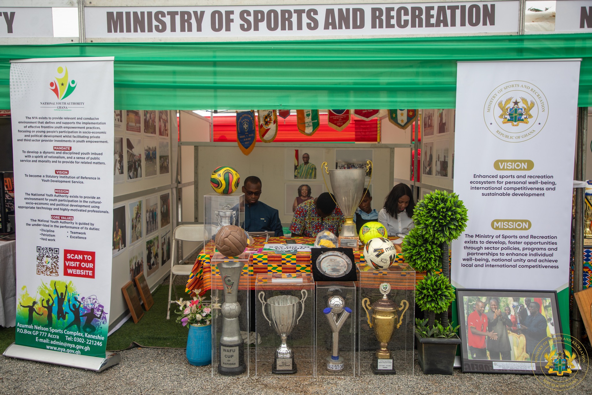 Photos: Sports Ministry participates in Civil Service Week policy fair