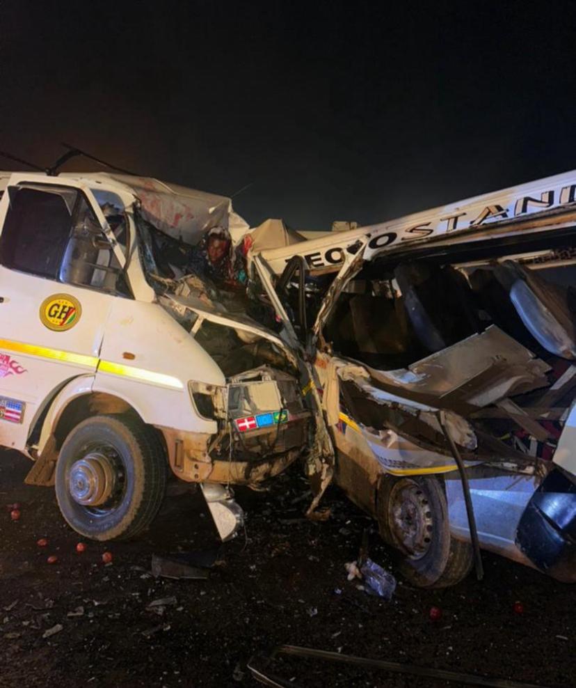 C/R: 19 hospitalised in road crash at Senya Bonsuaku