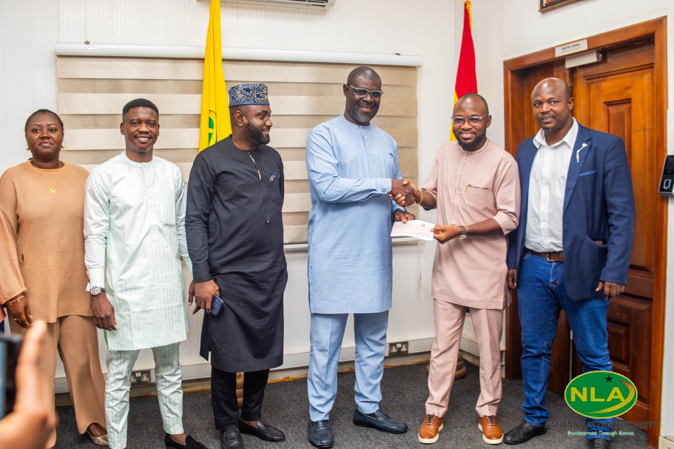 NLA donates Ghs100,000 to support entrepreneurial programme for the blind
