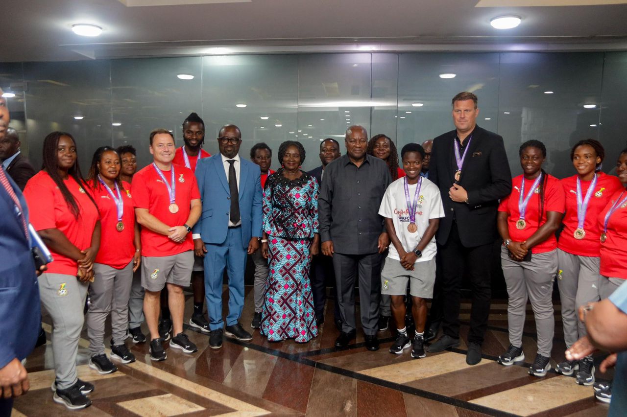 President Mahama urges Black Queens to win WAFCON before tenure ends