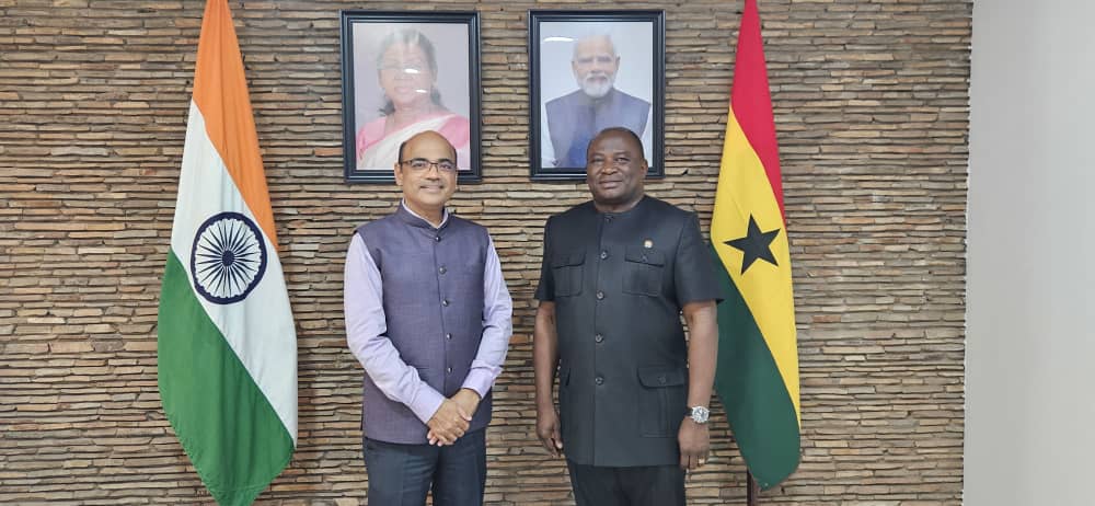 After dazzling Prime Minister Modi in Ghana’s Parliament, Oda MP visits Indian Envoy to strengthen diplomatic ties
