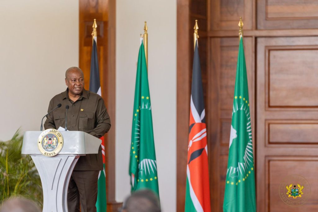 Mahama urges AU to lead with action on reparations and democratic rights