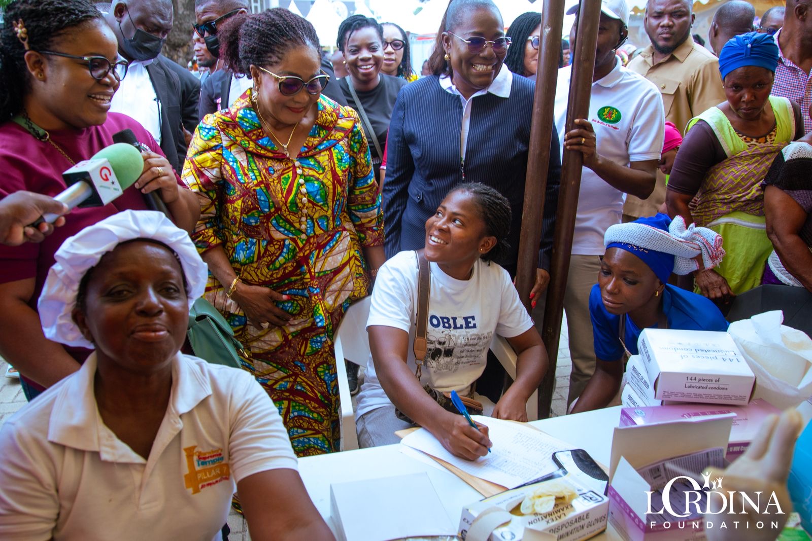 “Early Testing Saves Lives,” First Lady stresses at Free Health Screening for vulnerable groups