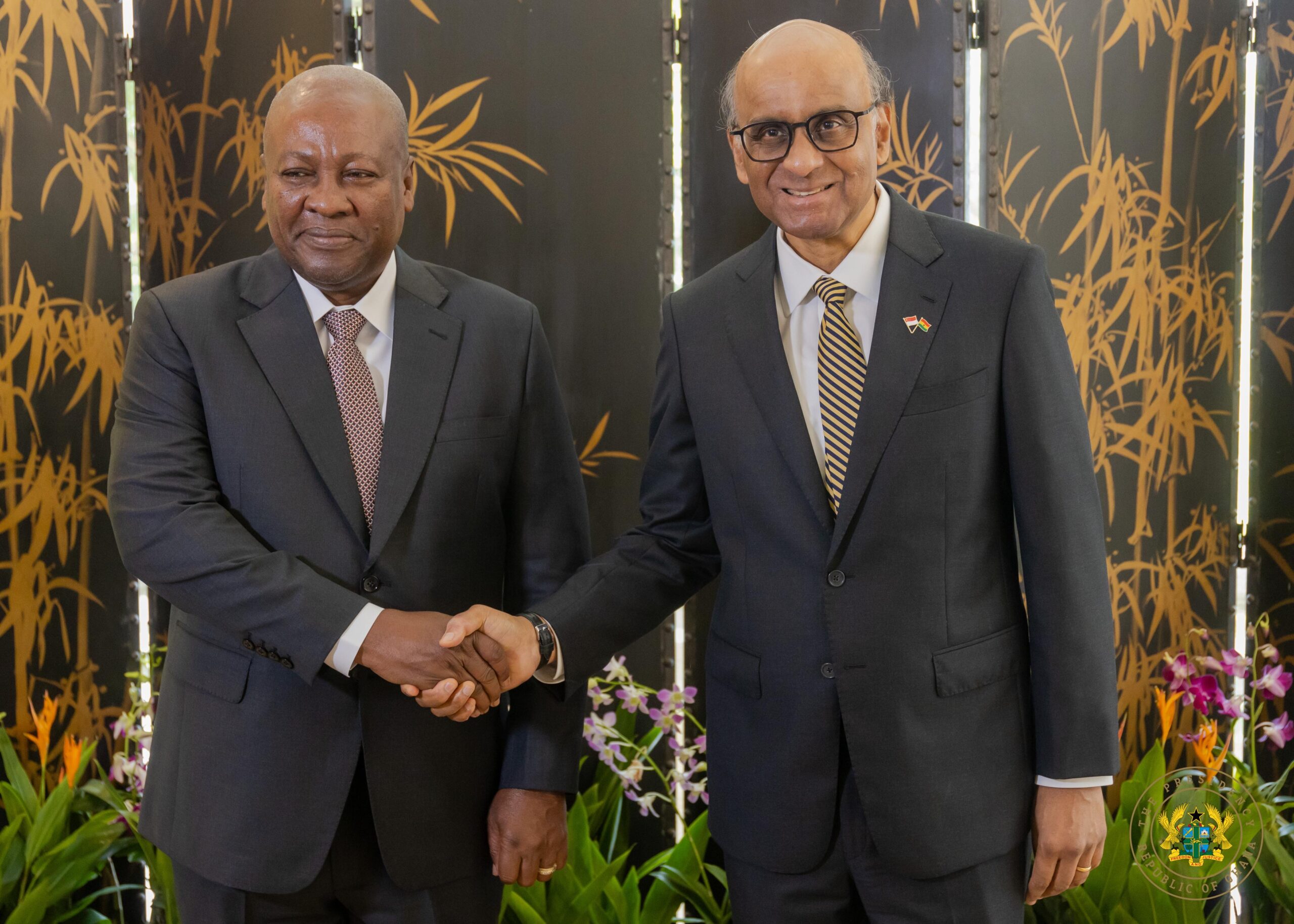 Singapore president hails Mahama’s reforms, noting Ghana’s success is vital to Africa