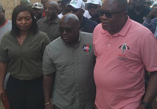 NDC bigwigs storm Akyem Wenchi ahead of Akwatia by-election