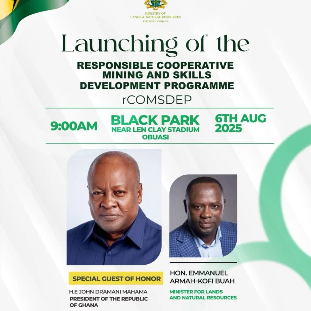 Government to launch Responsible Cooperative Mining Programme to transform small-scale sector