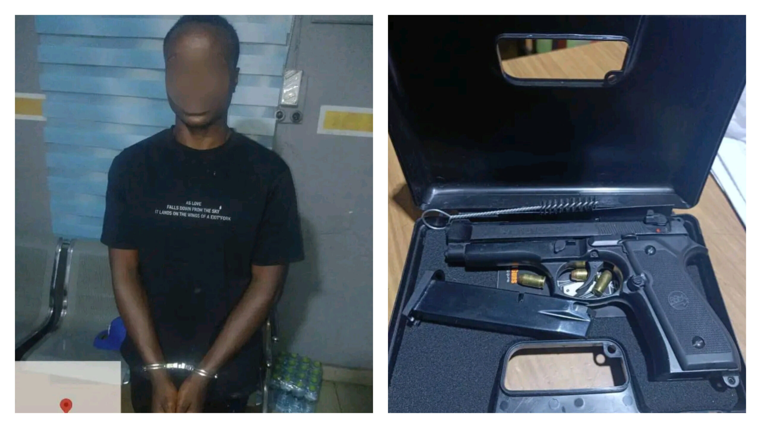 Suspect in court for transporting pistol from Kumasi to Tarkwa