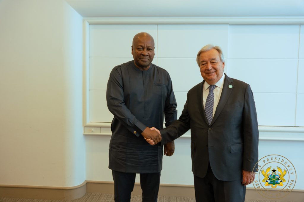 President Mahama receives UN Secretary-General at TICAD-9 in Yokohama