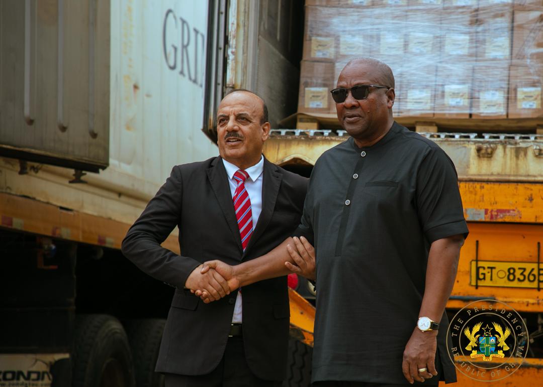 Ghana donates 40 metric tons of cocoa products to Palestine in solidarity with Gaza