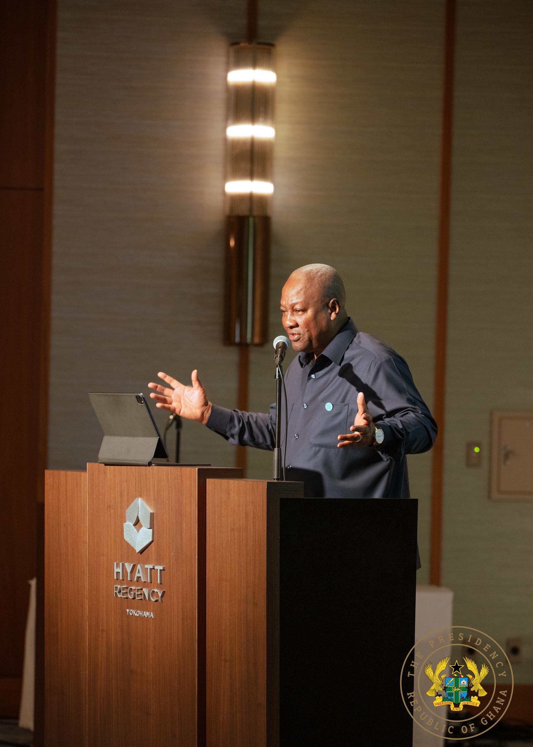 Mahama urges Japanese businesses to invest in Ghana as gateway to Africa’s 1.4 billion market