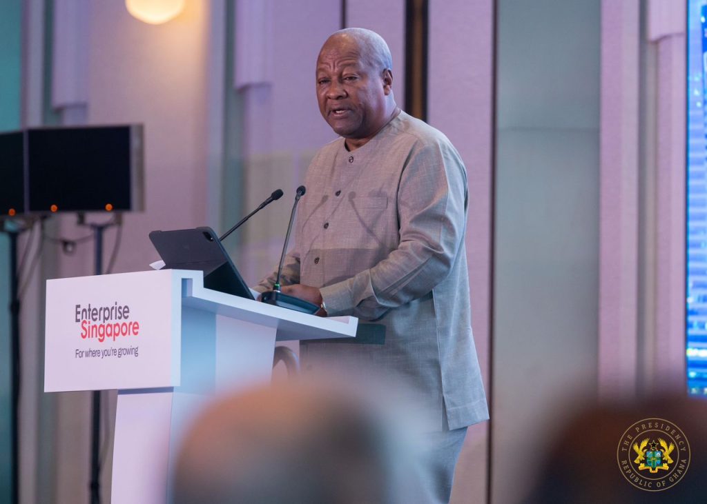 Mahama courts Singapore investors, touts 24-hour economy as gateway to $3.4 trillion AfCFTA market