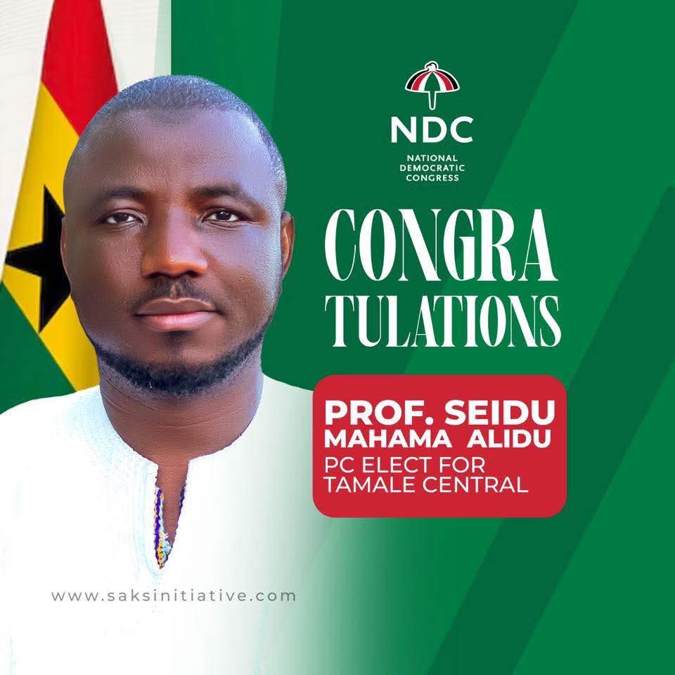 Prof. Alidu Seidu wins NDC’s Tamale Central Parliamentary Primary