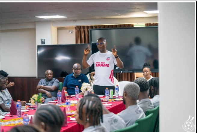 Sports Minister visits Black Stars in camp ahead of Mali game