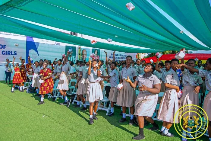 GES distributes over 6.6 million sanitary pads to school girls nationwide