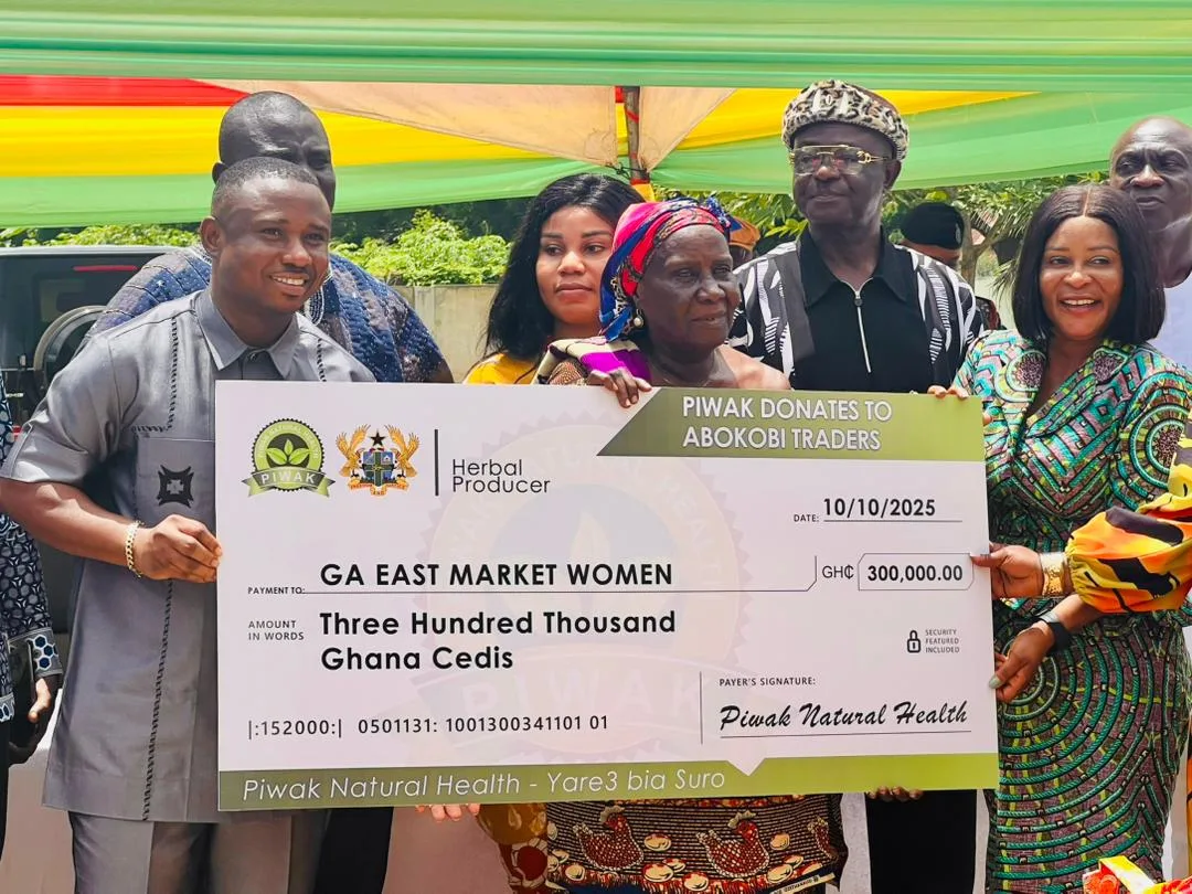 PIWAK donates GH₵300,000 to Ga East market women