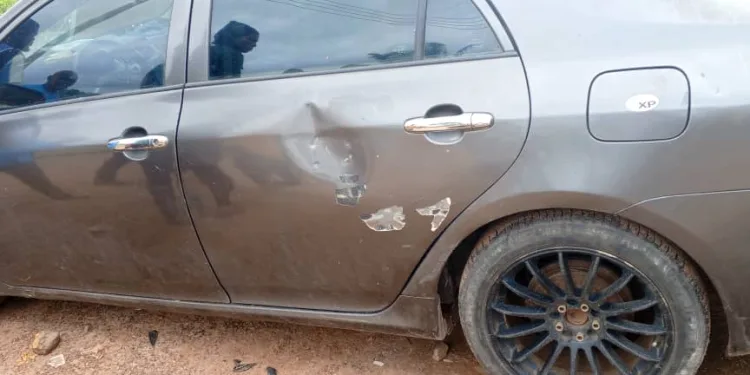 Tension at Nsueam as youth clash with police over alleged child abductor