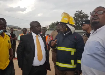 Kumasi China City Mall consumed by fire