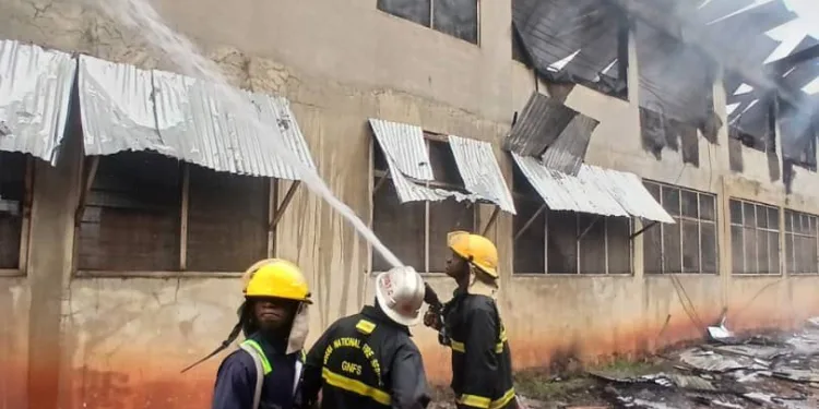 Fire destroys Kwapong Nursing and Midwifery Training College, no casualties reported