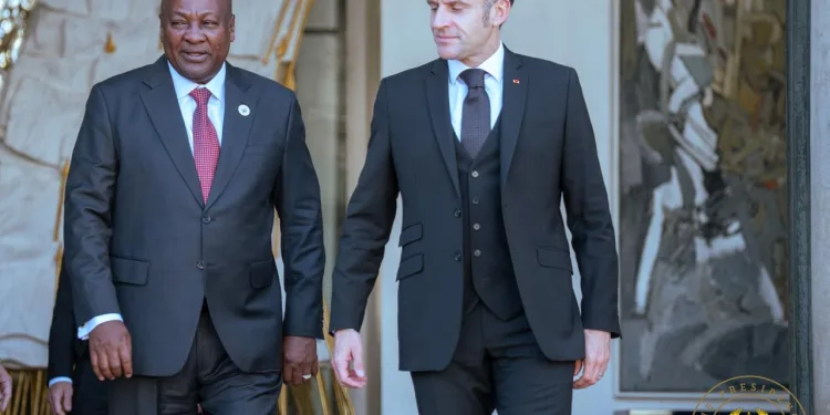 Mahama and Macron strengthen Ghana-France ties at Paris Peace Forum