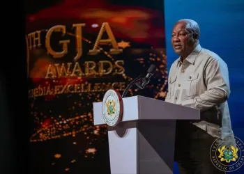 President Mahama addresses cybersecurity, misinformation bills at GJA awards