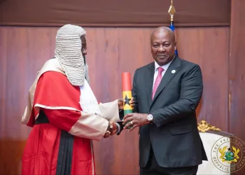 Paul Baffoe-Bonnie sworn in as new Chief Justice