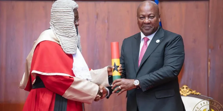 Paul Baffoe-Bonnie sworn in as new Chief Justice