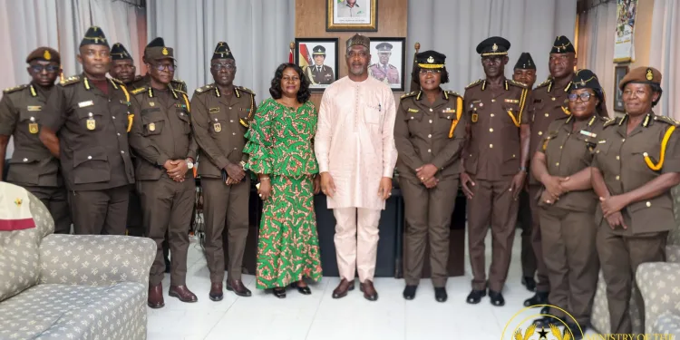 Interior Minister embarks on familiarisation visit to Nsawam Prison