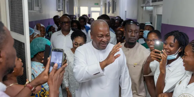 President Mahama celebrates 67th birthday with hospital visits