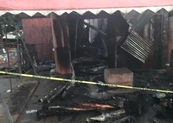 3 injured as fire guts containers shops at Abofu, Achimota