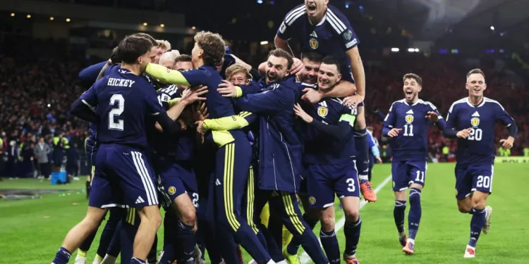 Scotland qualify for first men’s World Cup in 28 years