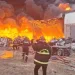 Fire officer’s ear burnt in battle with blaze at Charkieh Plastics Factory