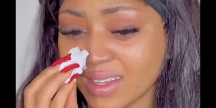 Regina Daniels in tears after mockery over marriage saga