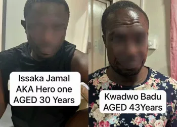 Police nab two suspects, recover stolen vehicle in Ashanti Region