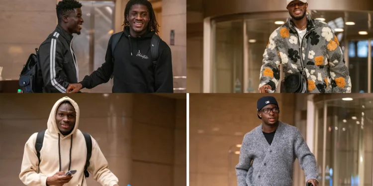 Photos: Eighteen players report to Black Stars camp ahead of friendlies