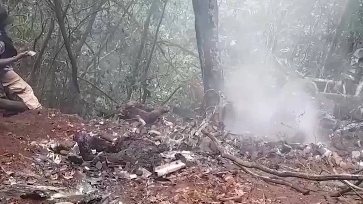 According to a Ghana helicopter crash report, the accident was caused by bad weather. According to a Ghana helicopter crash report, the accident was caused by bad weather.