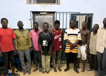 Nine arrested for attacking police officers at Saawie in Upper West