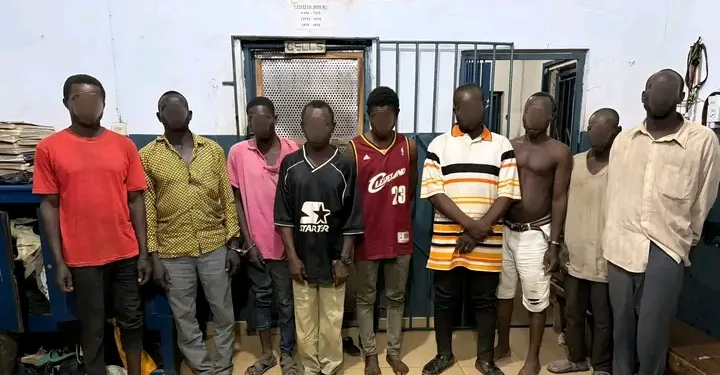 Nine arrested for attacking police officers at Saawie in Upper West