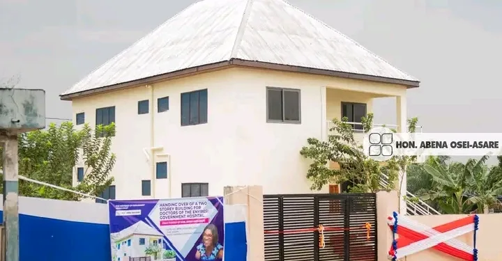 Abena Osei Asare commissions Doctors’ Bungalow for Enyiresi Gov’t Hospital
