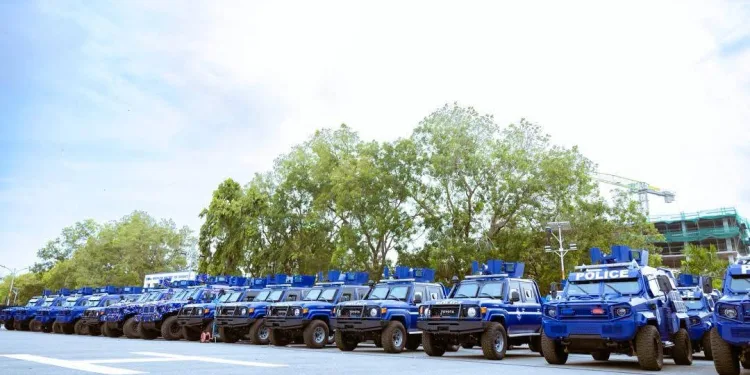 Mahama hands over 40 armoured vehicles to police to boost security