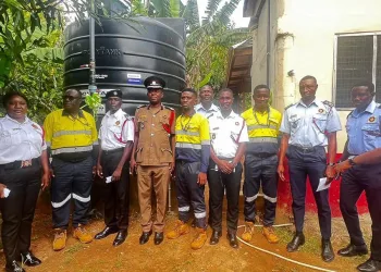 Newmont Gold Ghana hands over mechanized borehole to GNFS