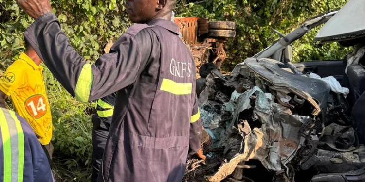 One perished in head-on collision at Adansi Akrokerri