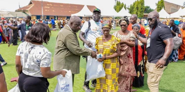 New Juaben South: MP hosts fifth annual “Shop for Free” initiative for the aged