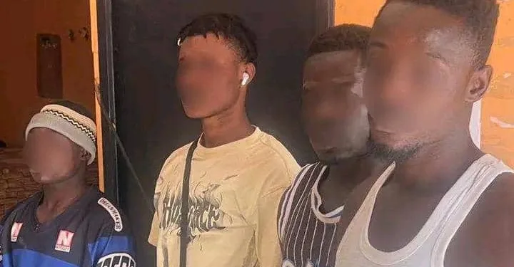Police arrest four suspects in Paga swoop