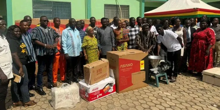 Wassa Amenfi East MCE present relief items to 65 Persons with Disabilities