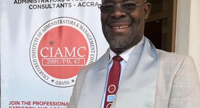NLA boss graduates as chartered professional administrator and management consultant
